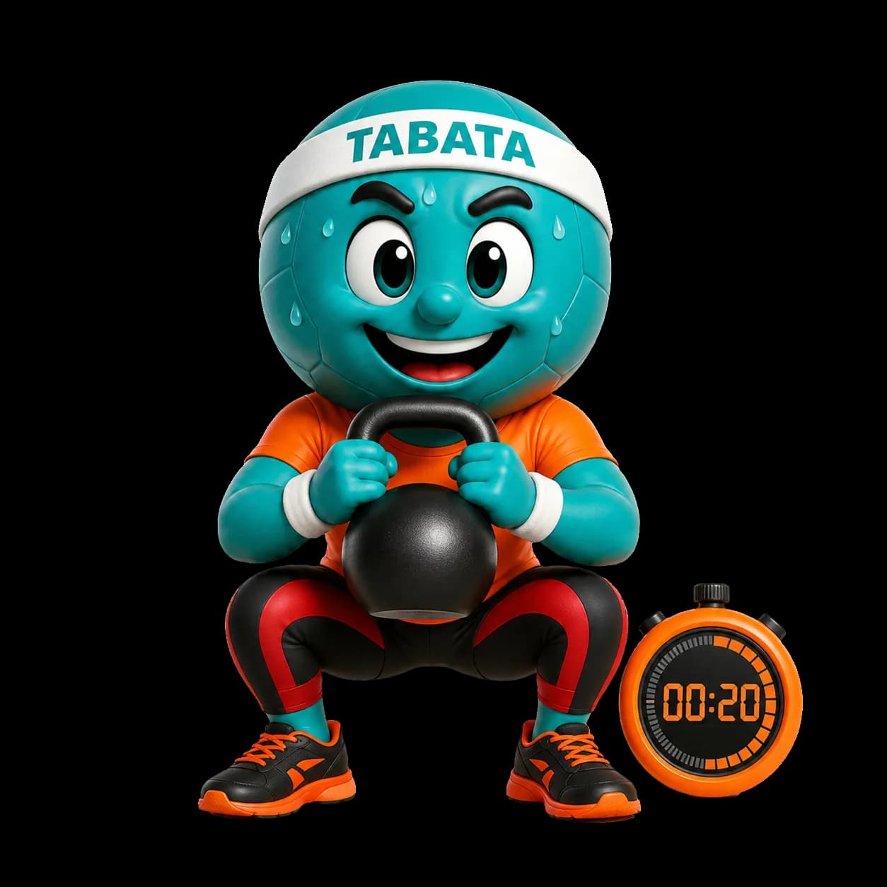 Maskot cvičenia Tabata